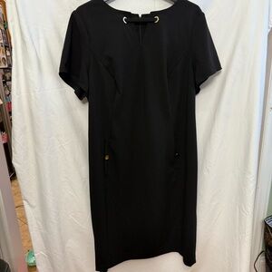Chaps Elegant Black Dress, 18W